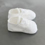 Christening Booties 'Violet', thumbnail 5 of 6