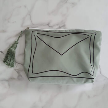 Khaki Green Personalised Organiser Pouch Bag, 2 of 6