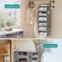 Six Tier Hanging Wardrobe Organiser Shelf, thumbnail 6 of 7