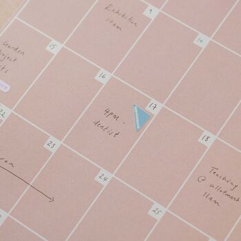 Large Monthly Wall Planner | 12 X A3 Sheets | Muted, 6 of 11