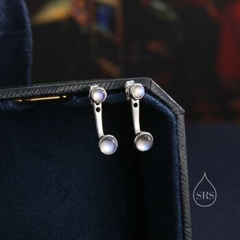 Sterling Silver Moonstone Ear Jacket, 4 of 10