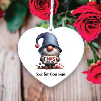 Personalised Gonk Gnome 'Nuts' Decoration, 2 of 2