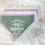 Big Brother Pregnancy Announcement Dog Bandana, thumbnail 7 of 7