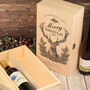 Christmas Stag Double Wine Bottle Box, thumbnail 3 of 3