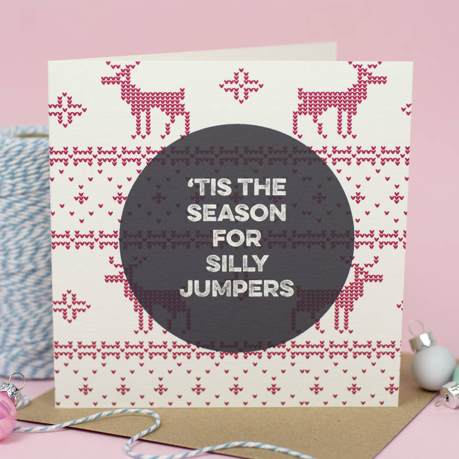 Image of Christmas Jumper Greeting Card
