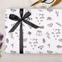 Three Sheets Of Funny Anniversary Wrapping Paper, thumbnail 2 of 2