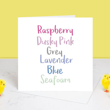 Happy Easter Personalised Bunny Card, 4 of 4