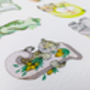 Kid's Bright Jungle Animal Alphabet Nursery Art Print, thumbnail 3 of 9