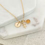 Gold Plated Sagittarius Birthstone Necklace, thumbnail 1 of 6