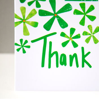 Thank You Flowers Card, 4 of 9