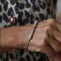 Silver Milestone Cuff Bangle, thumbnail 2 of 6