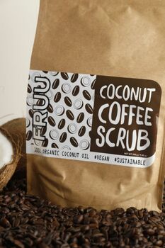 Organic And Vegan Coconut Coffee Scrub, 2 of 2