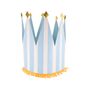 Striped Party Crowns Pack Of Eight, thumbnail 5 of 10