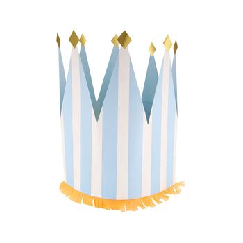 Striped Party Crowns Pack Of Eight, 5 of 10