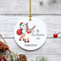 My First Christmas Personalised Christmas Decoration, thumbnail 1 of 2