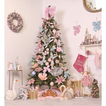 Opulent Velvet Christmas Swan Decoration, 4 of 4