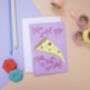 Funny 'Pizza My Heart' Valentines Card, thumbnail 4 of 4