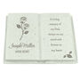 Personalised Rose Memorial Book, thumbnail 4 of 4