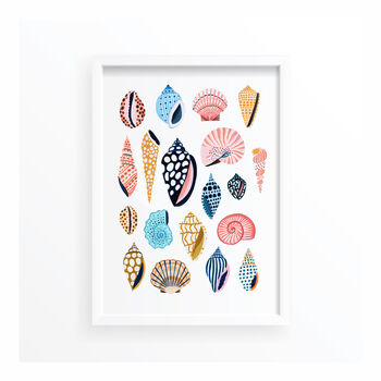 Sea Shells Art Print, 4 of 5