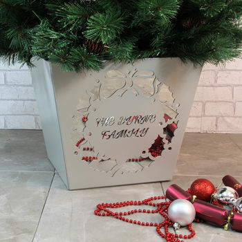 This Christmas Tree Holder Can Be Personalised, 5 of 12