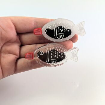 Soy Sauce Fish Bottle Brooch Japan Bento Acrylic Sushi, 10 of 12