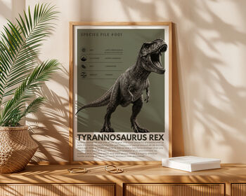 Tyrannosaurus Rex | Dinosaur Art Print, 7 of 8