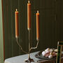 Handcrafted Brass Candelabra, thumbnail 1 of 3