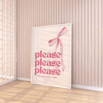 Please Please Please Lyrics Print, 3 of 3