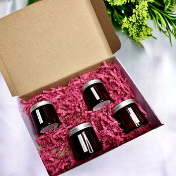 Luxury Jo M Inspired Plant Wax Candles X4 In Foiled Box, 4 of 10