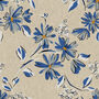 Blue Spring Flower Unbleached Paper Cocktail Napkins, thumbnail 2 of 2