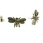 Sterling Silver Or Gold Vermeil Bee Studs, thumbnail 3 of 4