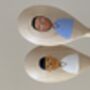 Handpainted Custom Wooden Spoon Couples Set, thumbnail 5 of 9