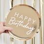 Gold Foiled Happy Birthday Plate, thumbnail 1 of 2