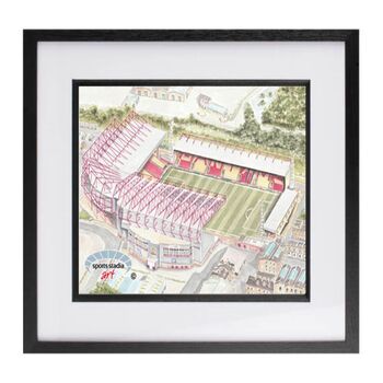 Bradford City Fc Valley Parade Stadium Art Print, 3 of 3