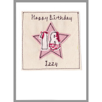 Personalised 13th Birthday Card For Girl, 8 of 9