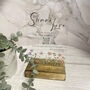 Floral Personalised Share The Love Sign Clear Wedding Party, thumbnail 5 of 5