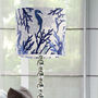 Coral And Seahorse, Blue And White Lamp Shade, thumbnail 5 of 5