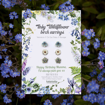 Curate Your Own Set Of Three Wildflower Stud Earrings, 7 of 11