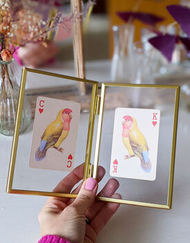 Personalised Lovebirds Playing Card Gift Set, 7 of 7