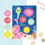 Personalised Mermaid Invitations With Sticker Activity, thumbnail 1 of 3