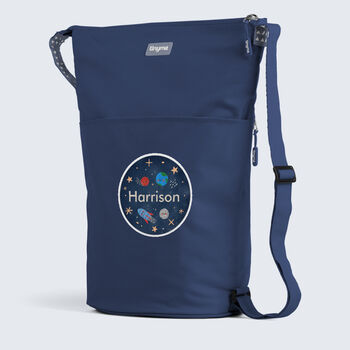 Personalised Space Design Kids Swim Bag, 9 of 10