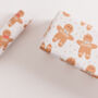 Personalised Christmas Gingerbread Man Wrapping Paper, thumbnail 8 of 9
