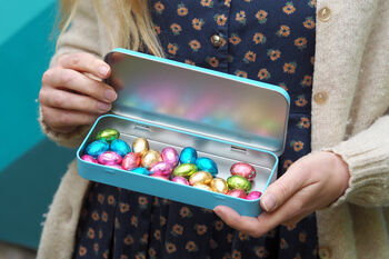 Personalised Tin Filled With Chocolate Easter Eggs, 3 of 3