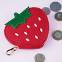 Strawberry Field Coin Purse | Handbag Accessory | Purse, thumbnail 1 of 6
