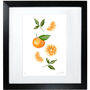 Orange Illustrated Art Print | Citrus Inspired Art, thumbnail 3 of 3