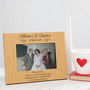 Personalised Mother And Father Of The Bride Frame, thumbnail 1 of 5