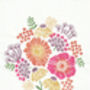 Bright Bloom Wood Block Print Three Colour Options, thumbnail 4 of 5