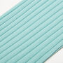 Mens Aqua Green Luxury Ribbed Dress Socks, thumbnail 5 of 7