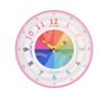Personalised Crayon Tell The Time Childs Wall Clock, thumbnail 7 of 8