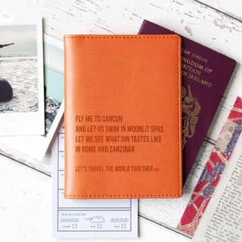 World Destinations Personalised Passport Holder, 2 of 9